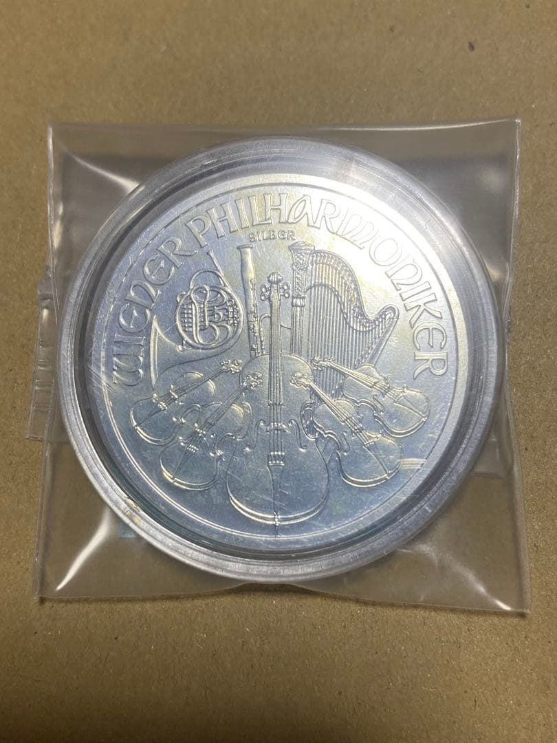 2013年 オーストリア ウィーン銀貨1オンス(純銀) カプセル付き