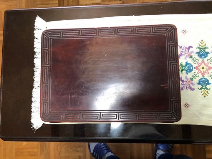 花台　象嵌　アンティークコレクション❶ レトロ　中古　rアンティーク・レトロ