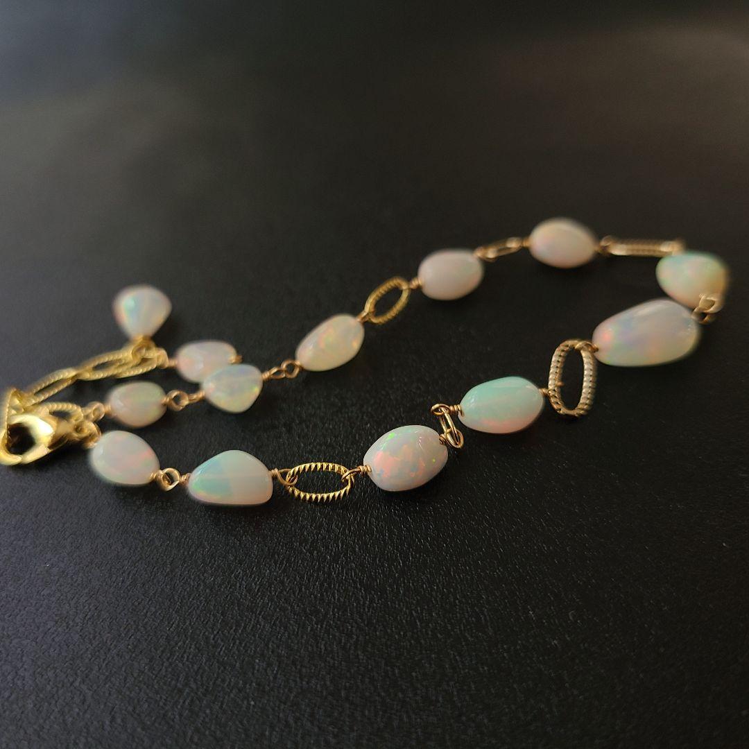 【0726】おまとめ3点 ブレスレット プレシャスオパール※超高品質