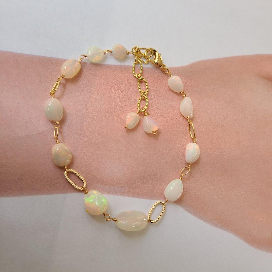 【0726】おまとめ3点 ブレスレット プレシャスオパール※超高品質