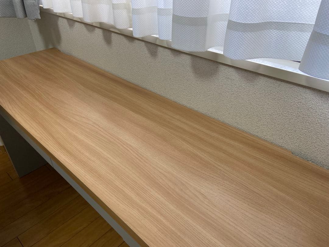 学習机　ツインデスク　引き出し付き 日本製 150cm