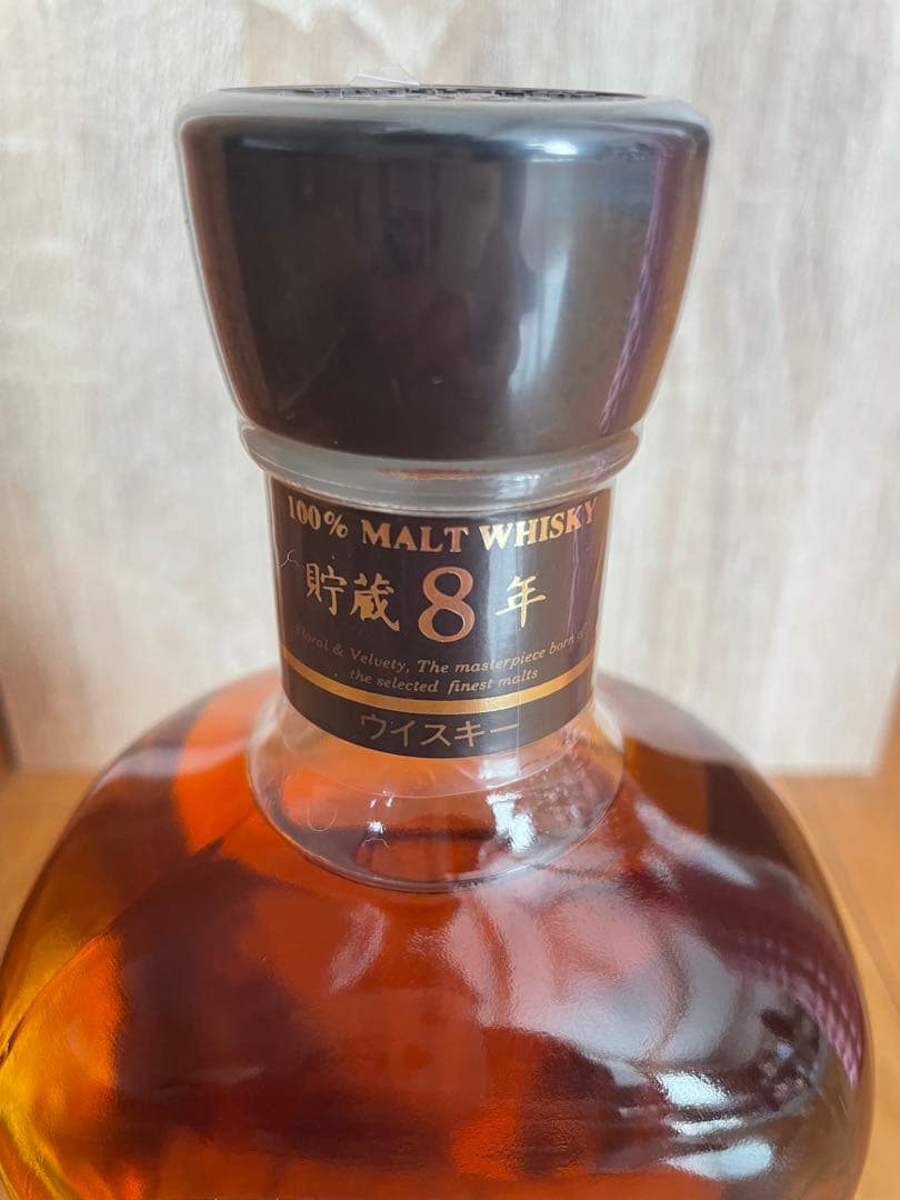 ウイスキー　軽井沢100% MALT WHISKY 8年
