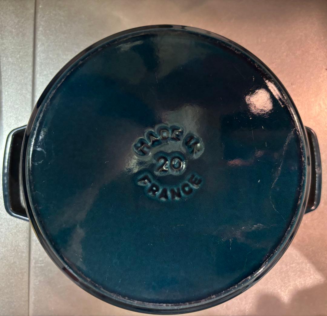 ストウブ　staub ココットラウンド　20cm ラメール