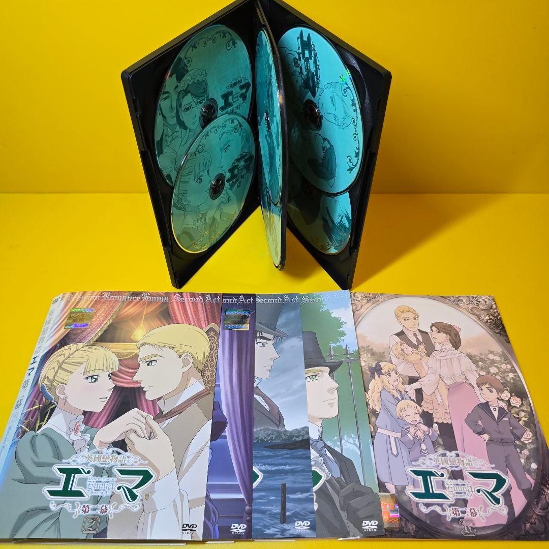 新品ケース交換済み　英國戀物語 エマ 第一幕+第二幕 DVD全12巻セット