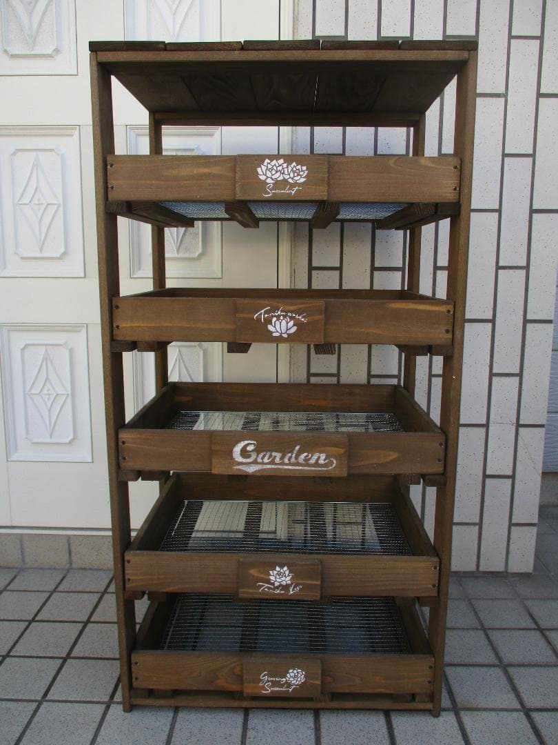 期間限定　５段トレー　多肉棚　プランター　スタンド　多肉植物棚　ラック　アガベ