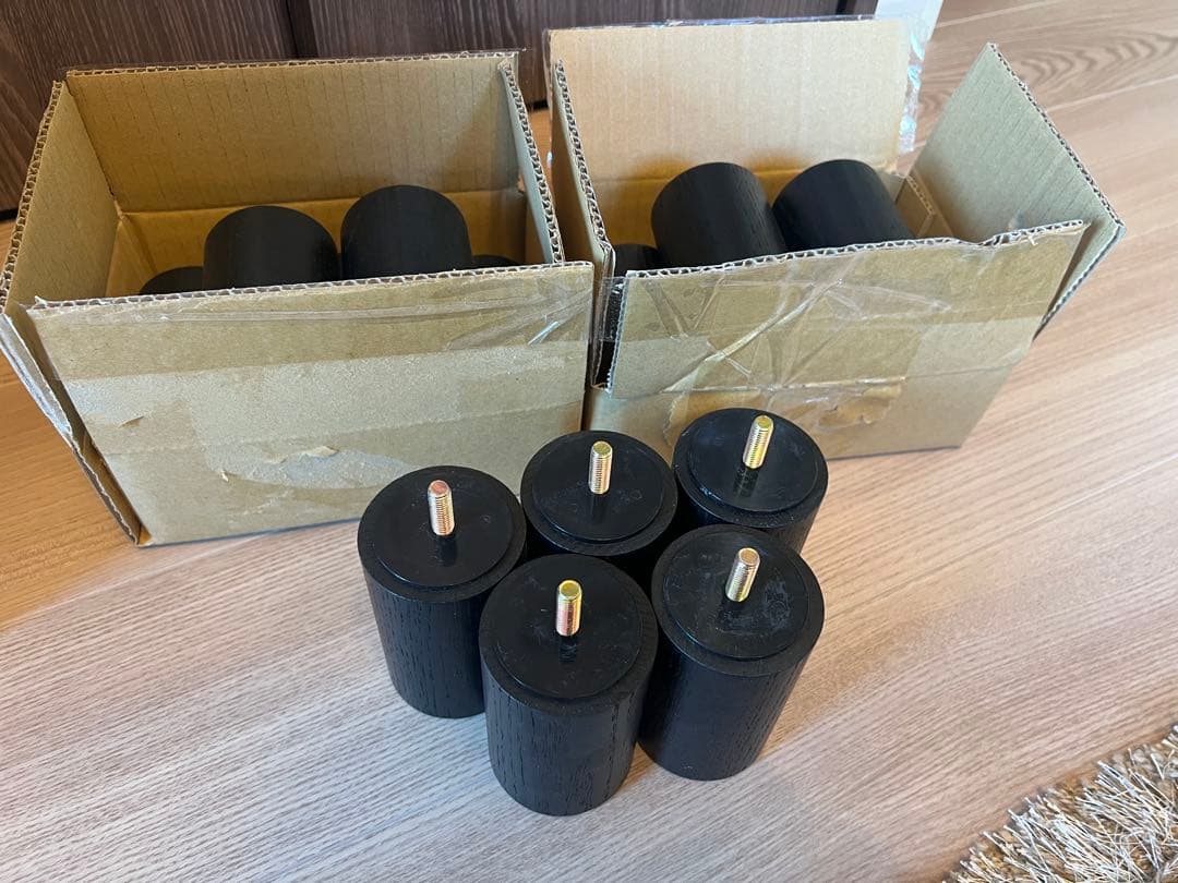 【未使用最終値下げ】masterwal コンポジットソファ　木脚５本×3セット