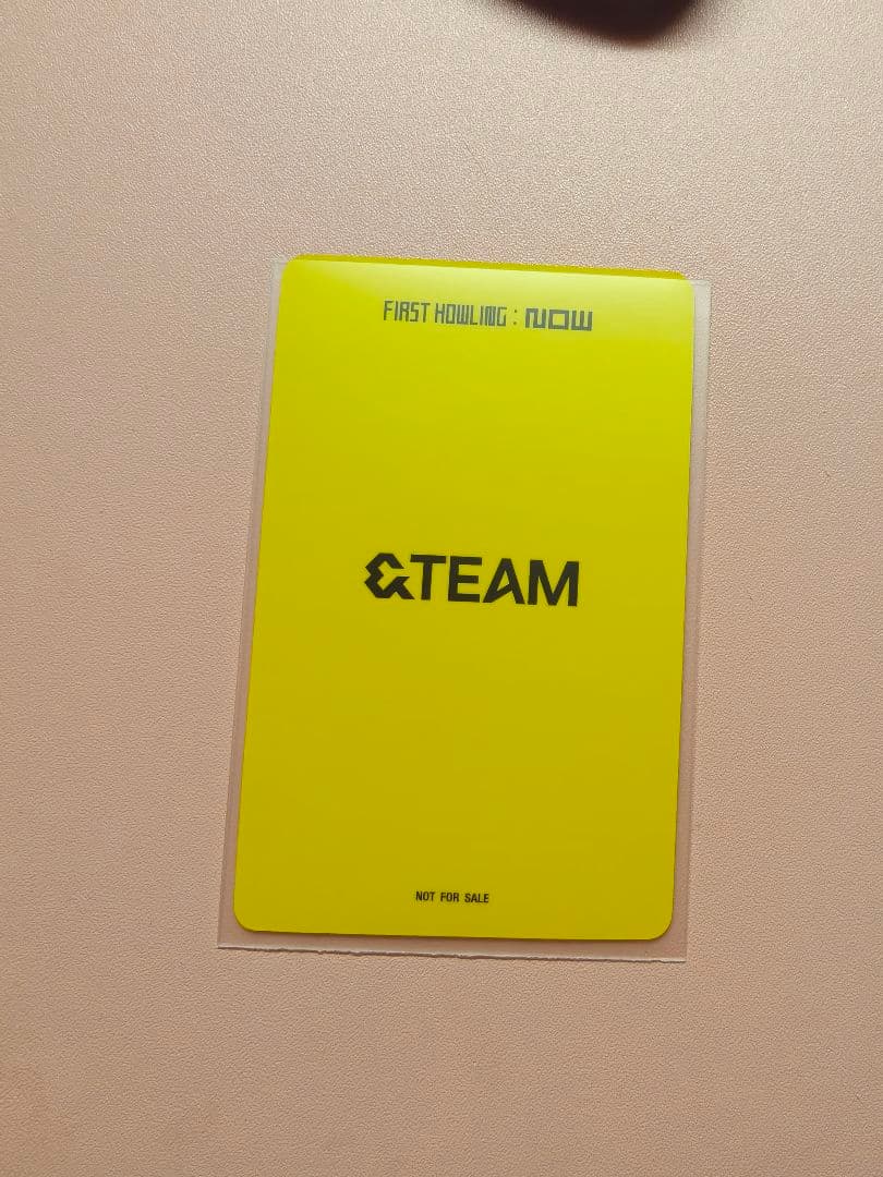 本日のみ値下げ　&TEAM ユニバ ラキドロ　NOW 手書き　デコ　トレカ　ケイ