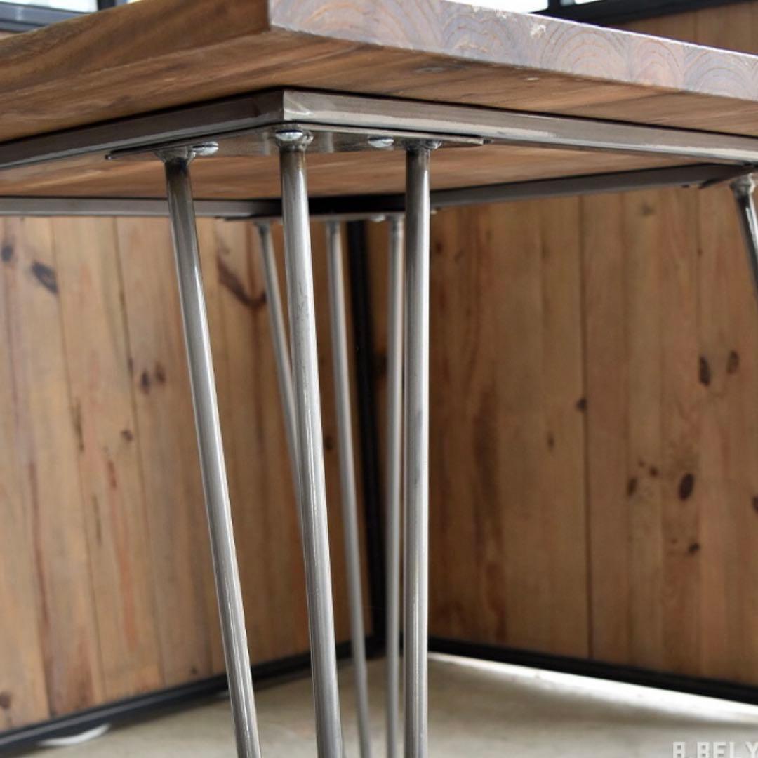 【A.BFLY】エルム無垢材 ダイニングテーブル　80㎝×80㎝