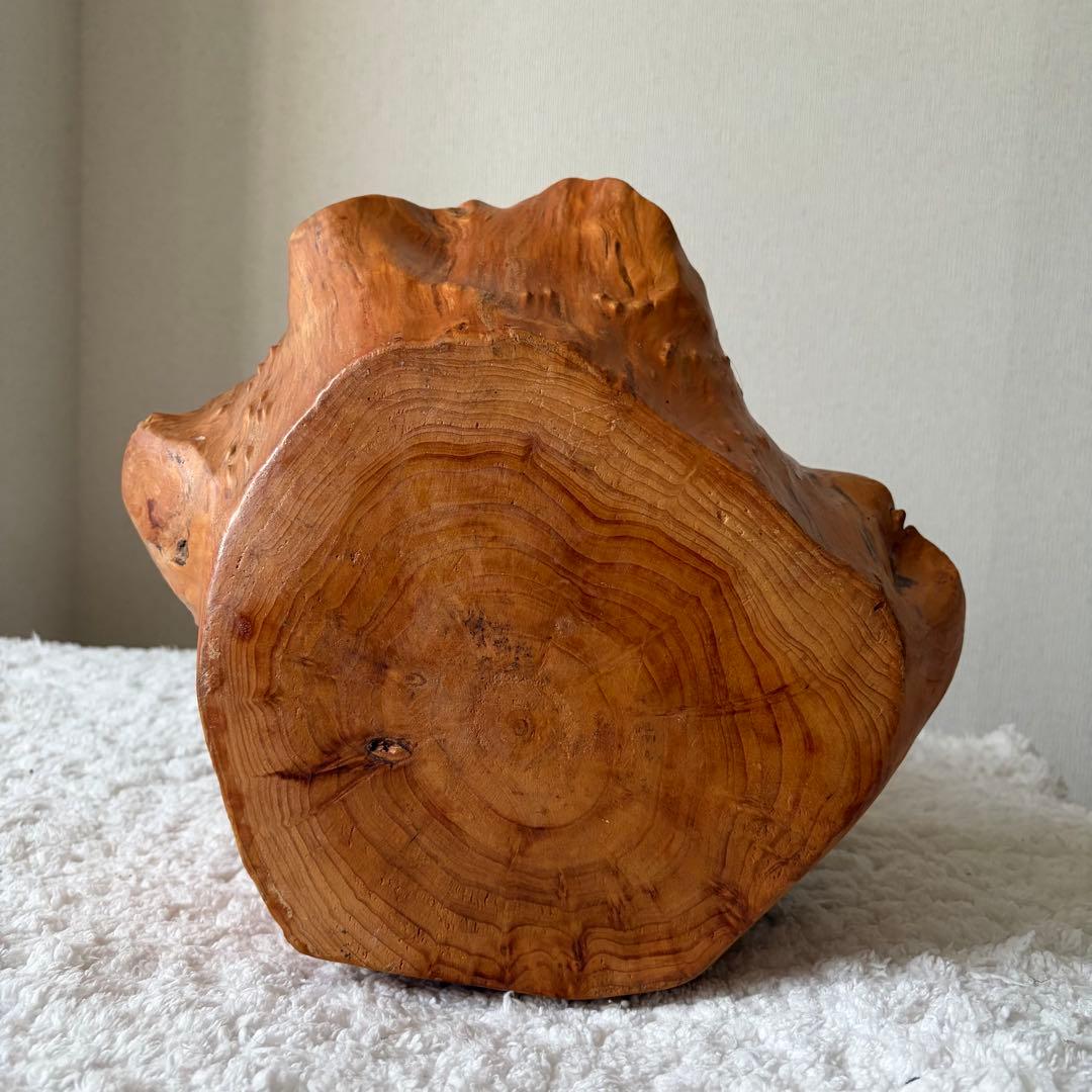 ウッドカービング バスケット