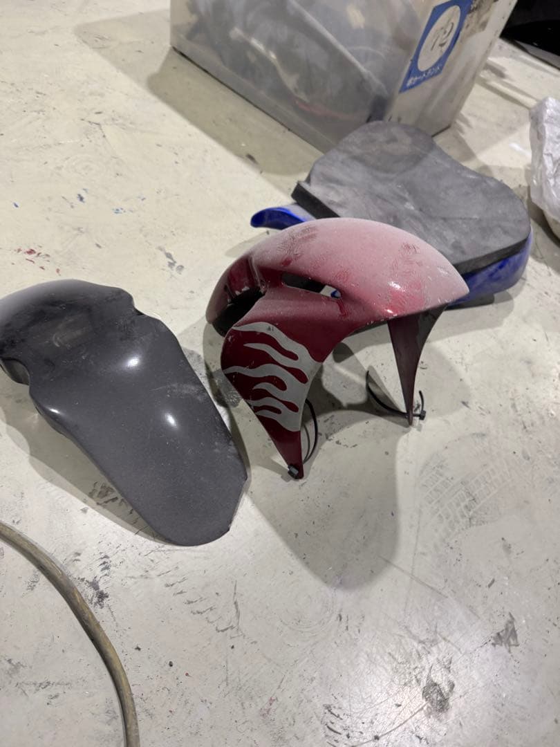 ⑤ NSR50 シロタコ　バイク メーター ブレーキ フェンダー