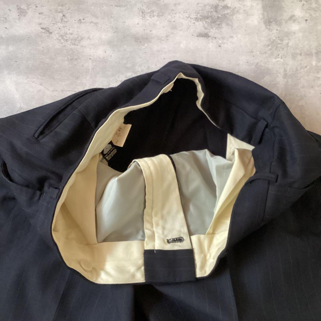 ブルックスブラザーズ　スーツセットアップ　ネイビー　紺　ストライプ