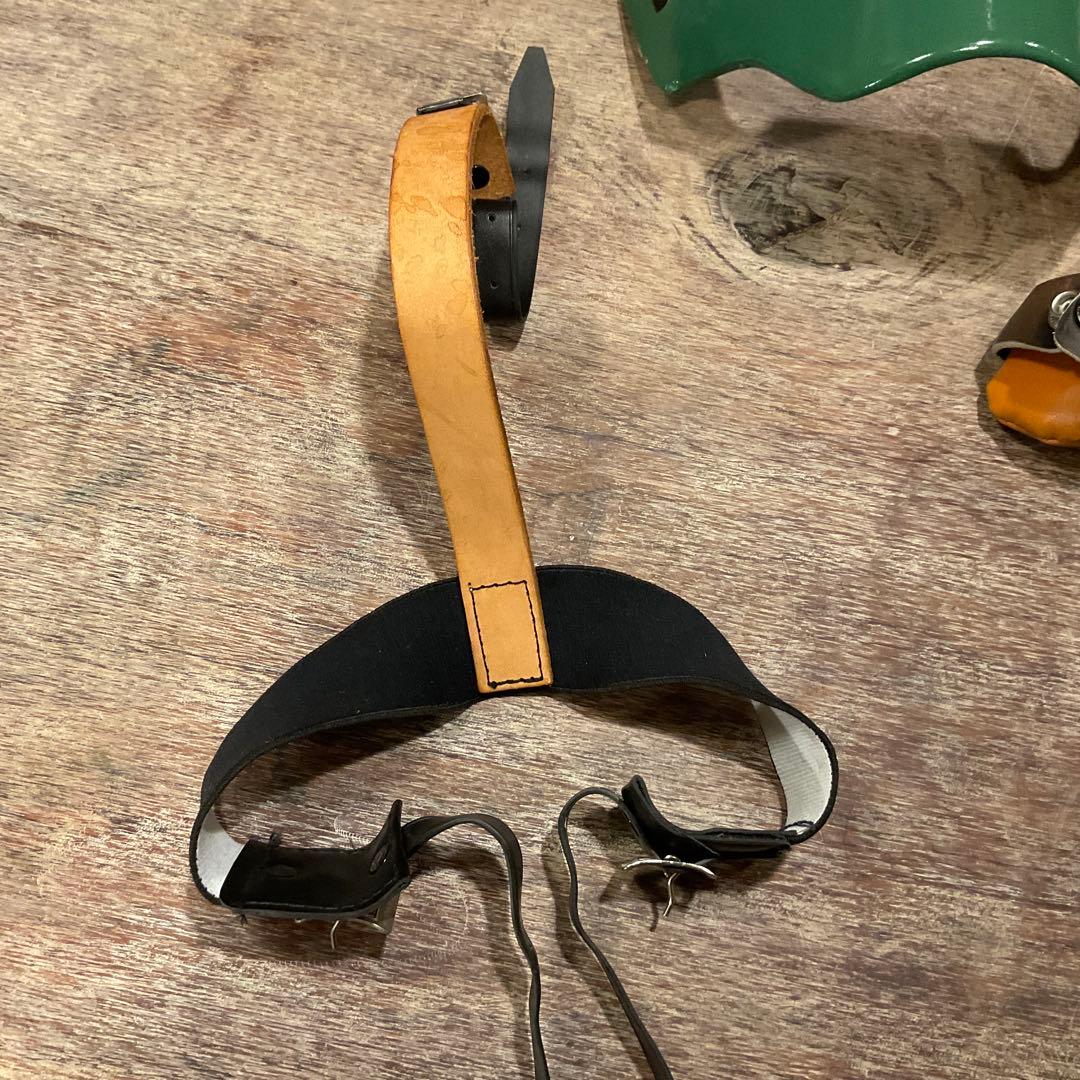 未使用保管品！昭和レトロ キャッチャーマスク 金属製 野球 審判 硬式 軟式