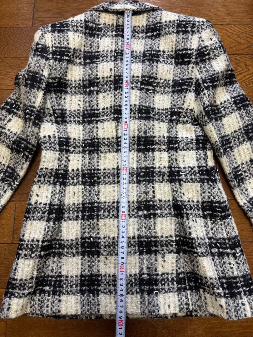 80〜90s ビンテージChristian Dior チェック柄 ツイードJK