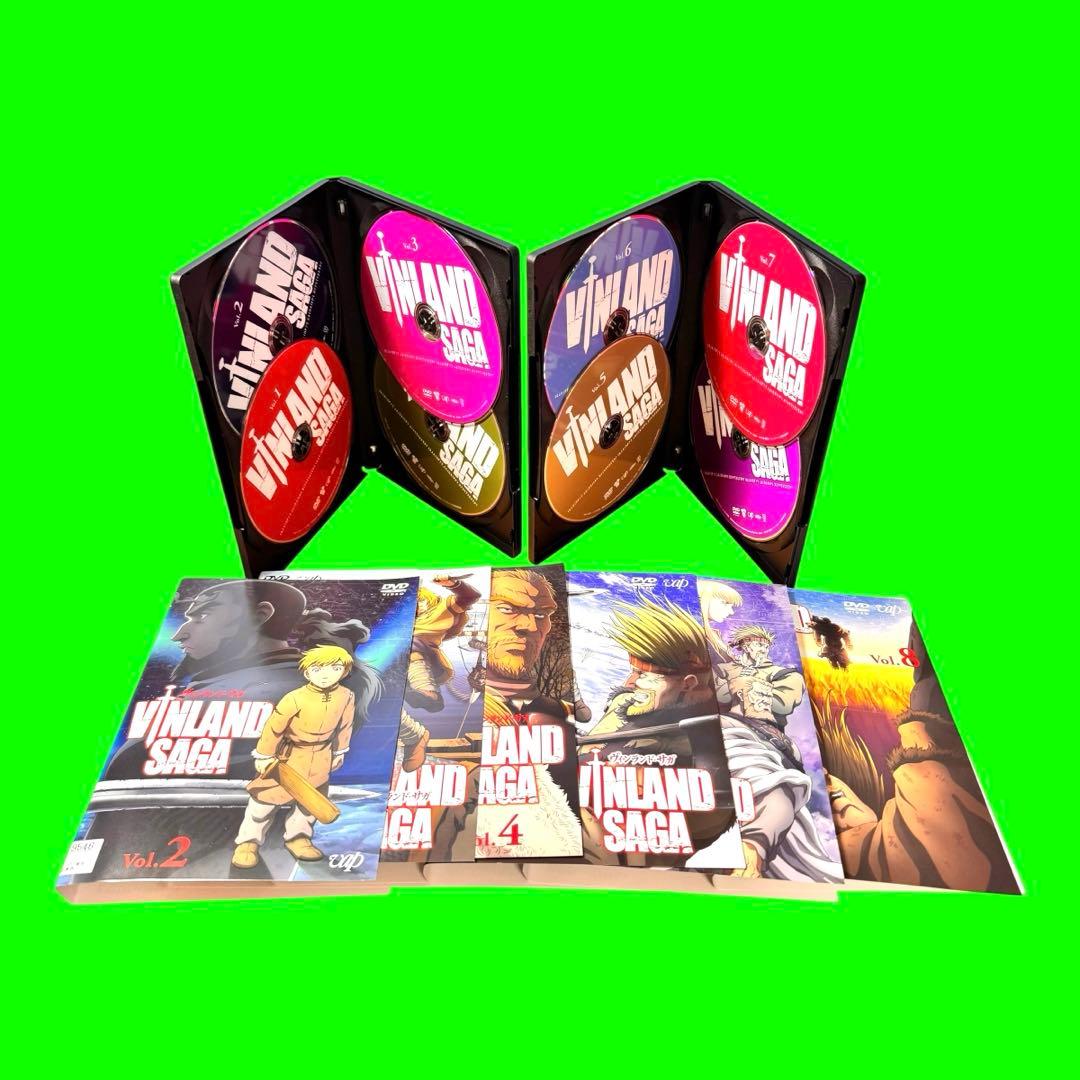 ケース付　ヴィンランド・サガ　DVD 1期　全8巻　+ 2期　全8巻　全巻セット