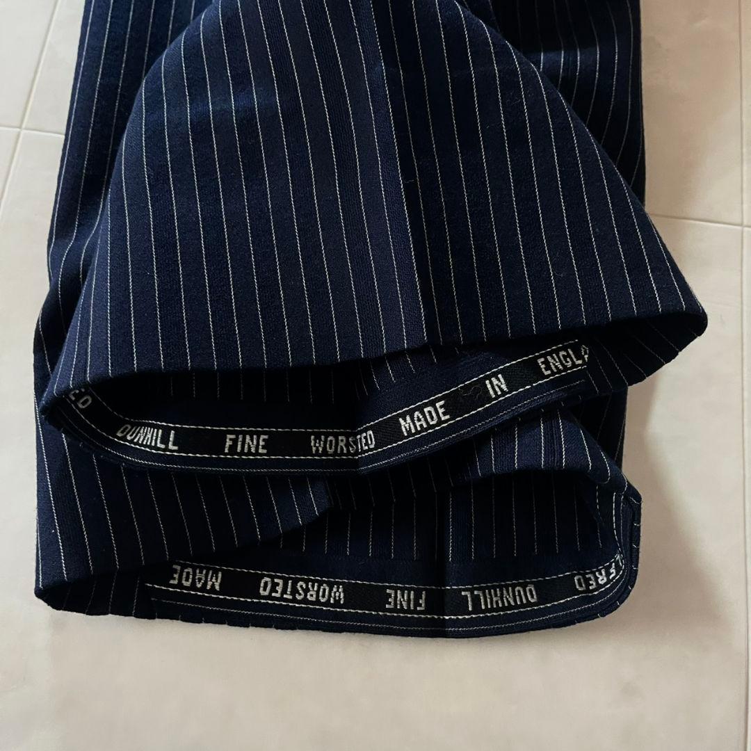 極美品✨超豪華５点セット✨DUNHILL英国製生地スーツ＋DIORネクタイ他　L