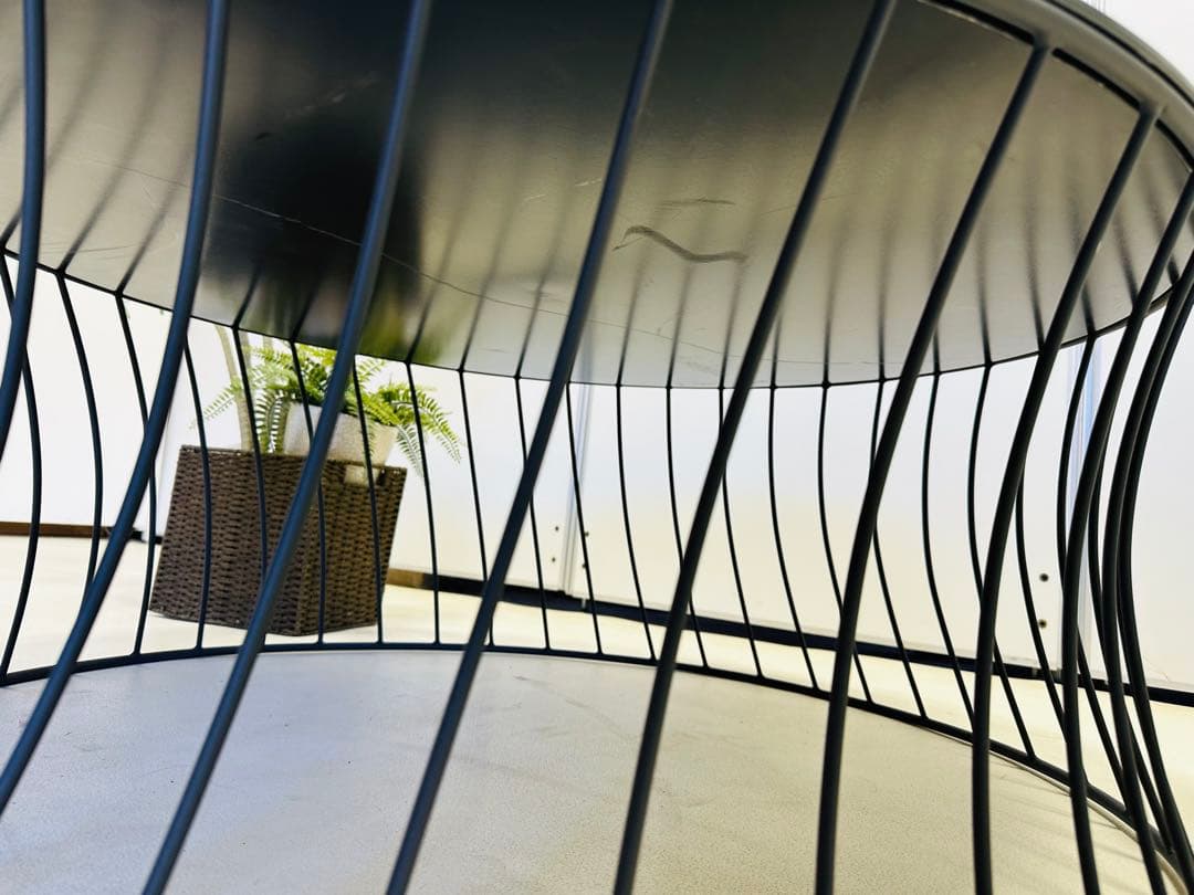 RELAX FORM ラウンドテーブルセンター テーブル黒ガラス天板おしゃれ