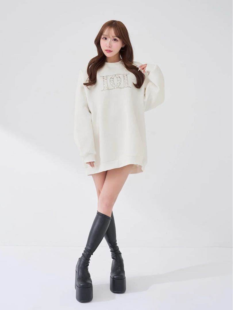 Darich DDロゴビジュースウェットプルオーバー WHT