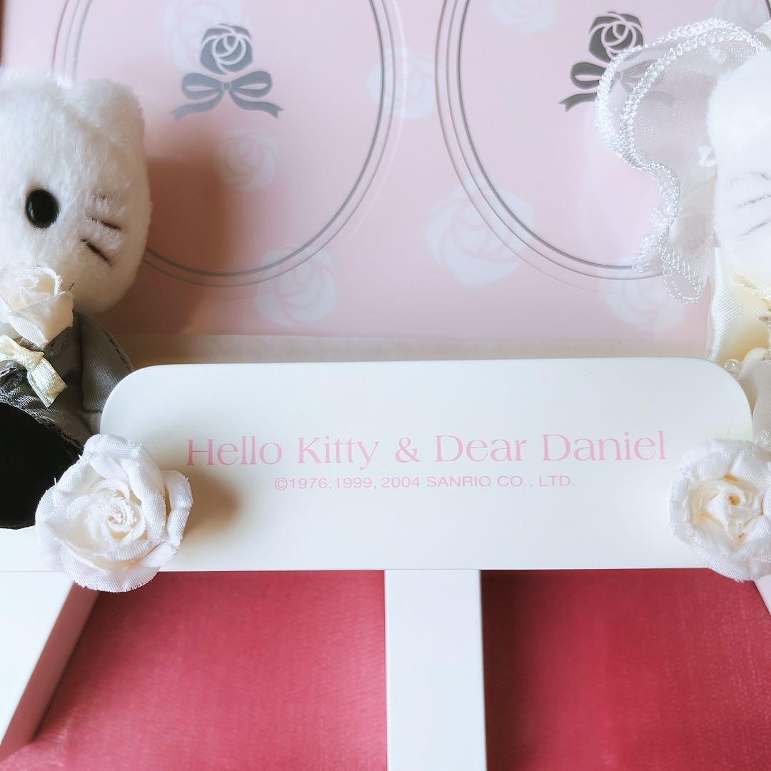 希少レア　ハローキティ　ダニエル　ウェディング　フォトフレーム　サンリオ　レトロ