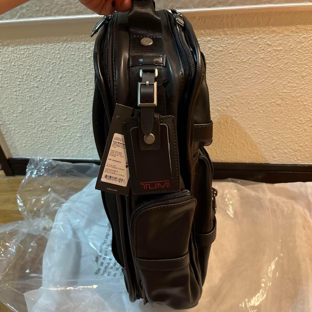 TUMI ALPHA3 本革 レザー リュック バックパック