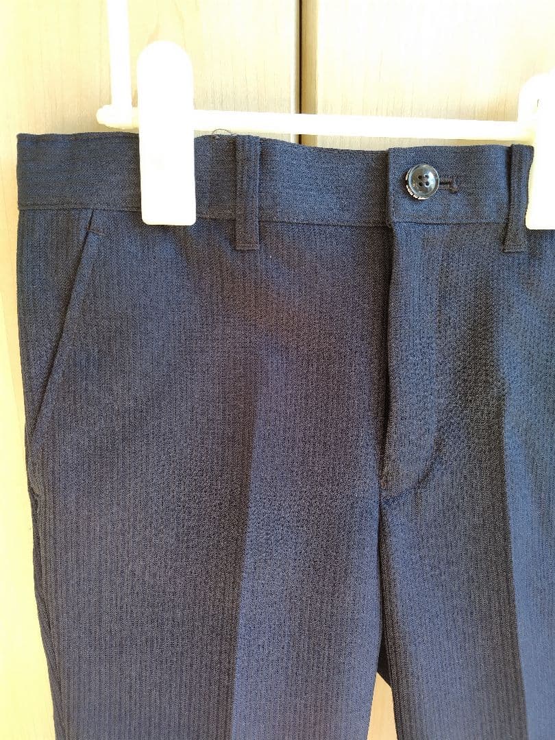 【大幅再値下げ】【スーツ6点セット】120cm ネイビーストライプ