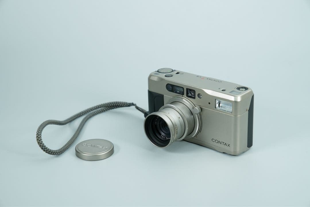 misamisaCONTAX T VS シルバー コンパクトフィルムカメラ