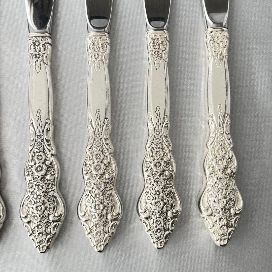 【Rogers Bros】ディナーナイフ 6本 RENAISSANCE 華麗！！