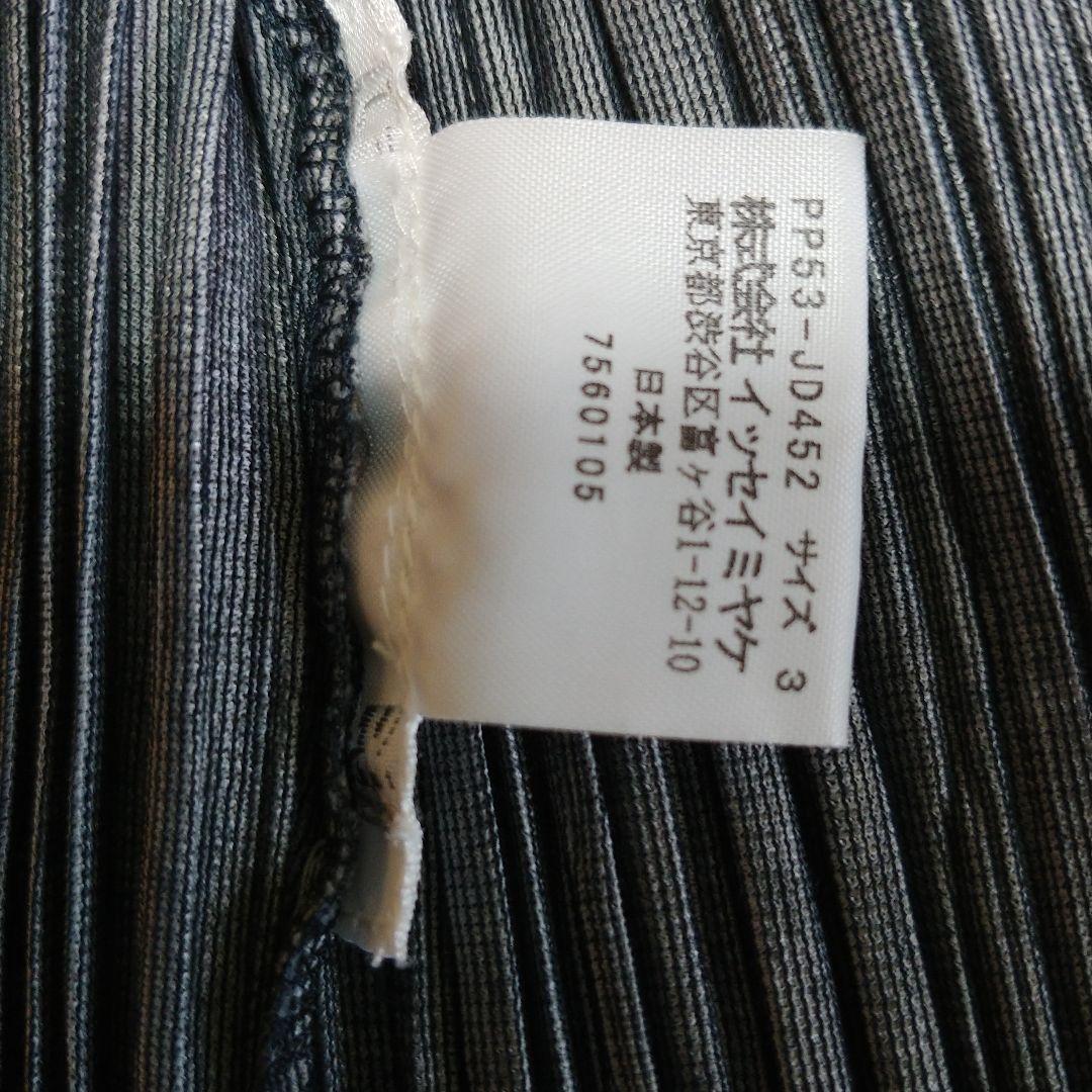 プリーツプリーズ　ジャケット　 黒又はチャコールグレーとグレー