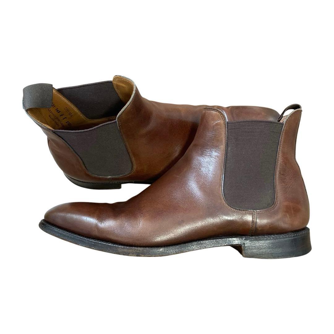 Crockett & Jones チェルシー　サイドゴアブーツ　8 E ブラウン