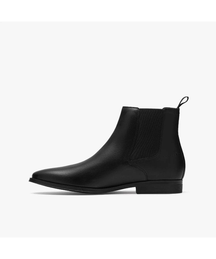 【バード】ブラック サイドゴアブーツ　Paulton Easy