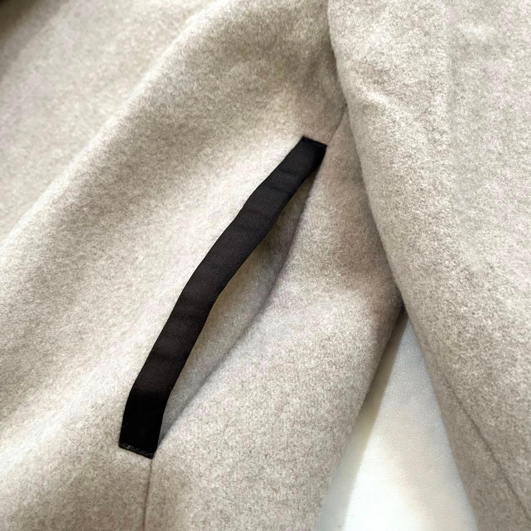 極美品☆Rene ルネ　ケープコート　ポンチョ風　刺繍ボタン　36