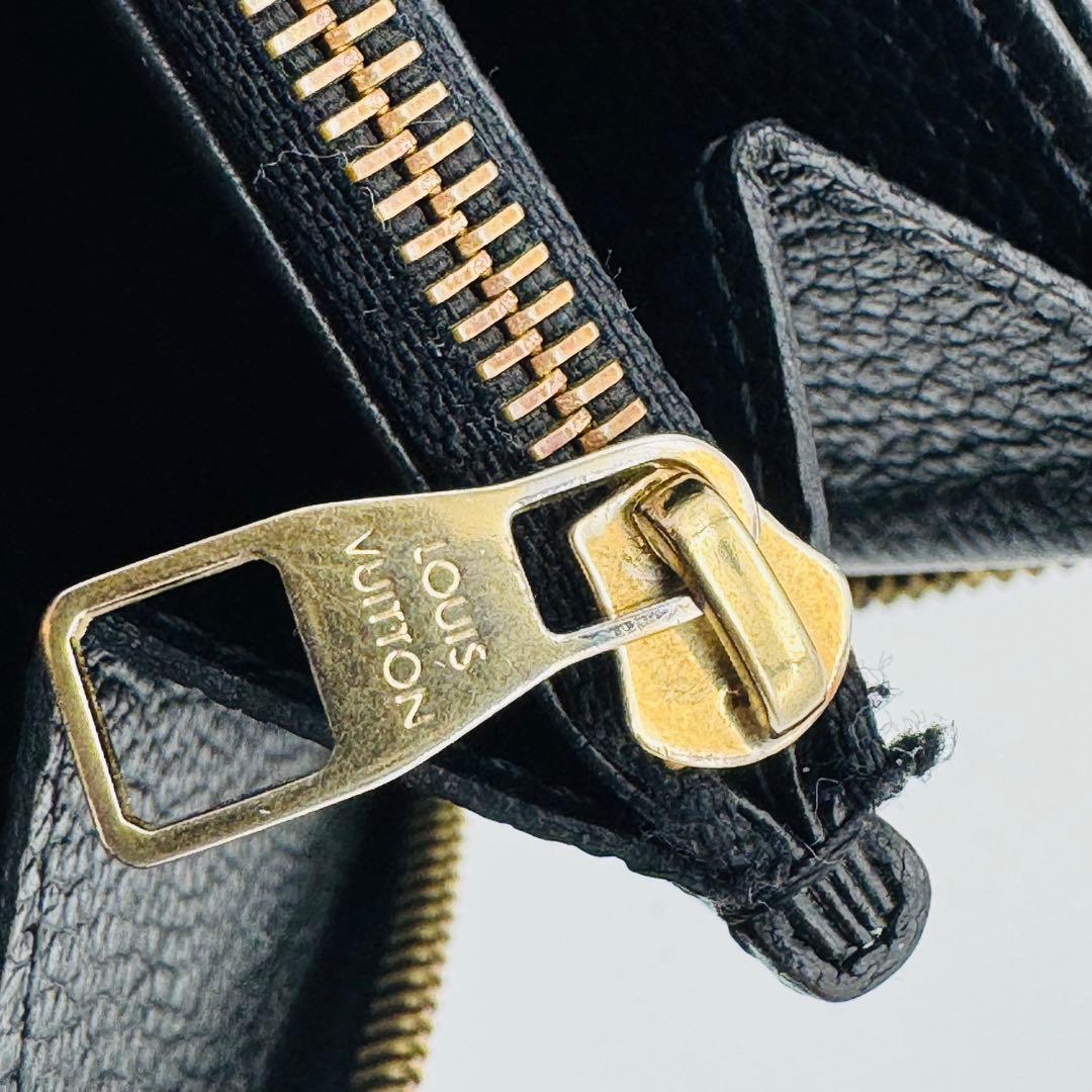 ルイヴィトン　ジッピーウォレット　アンプラント　モノグラム　ブラックM61864