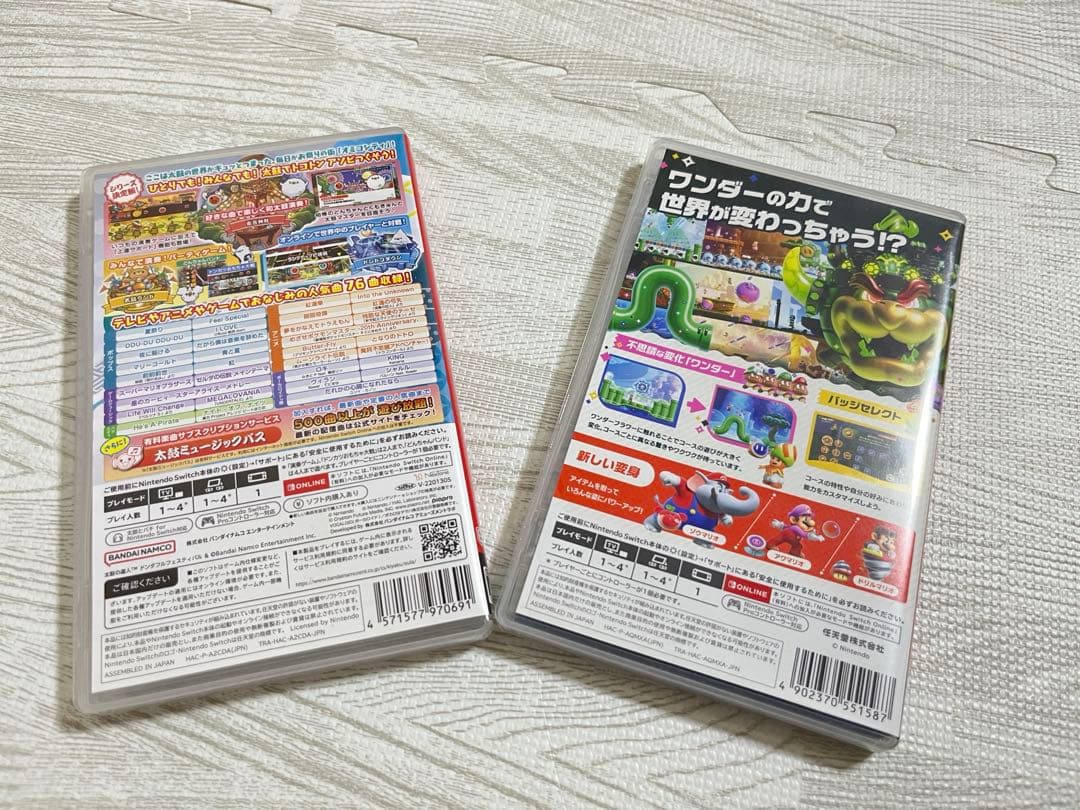 お値下げ！Switch ソフト マリオワンダー＆太鼓の達人