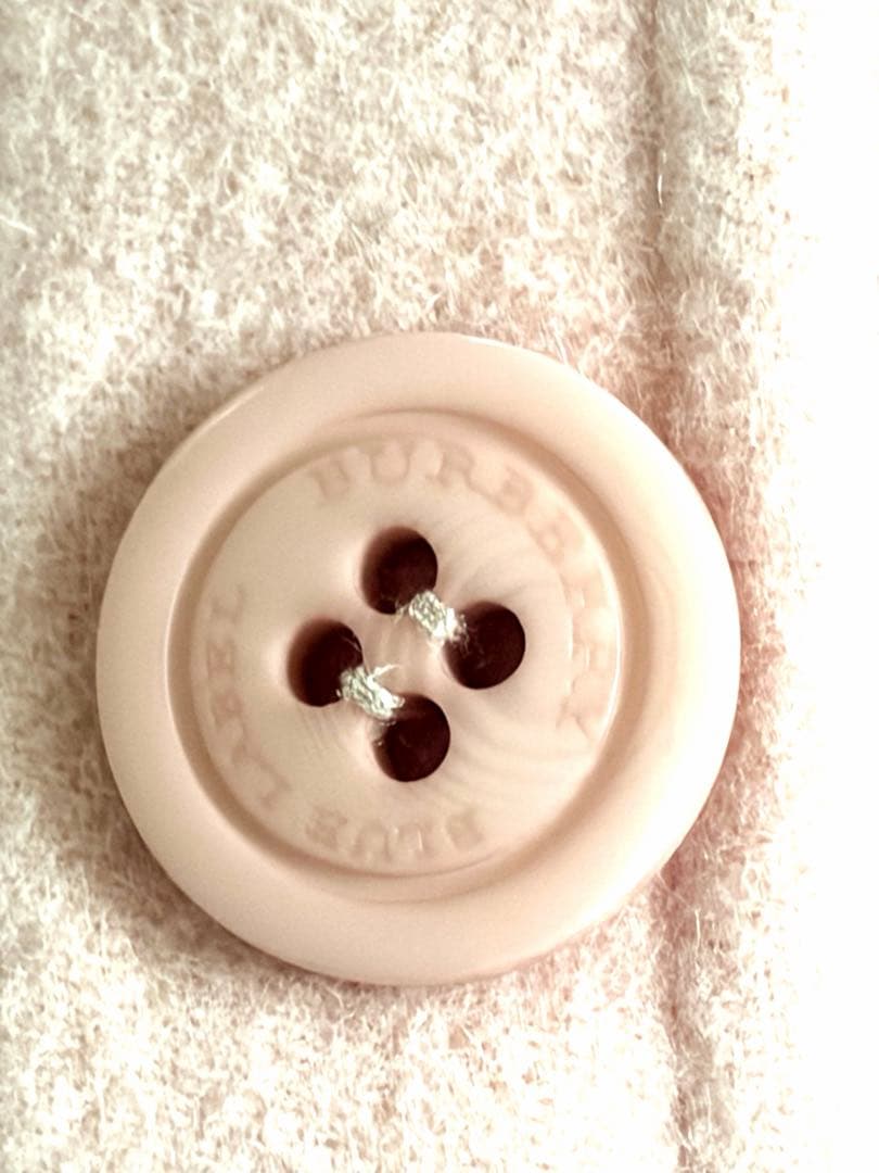 美品☆ バーバリーブルーレーベル ウールコート ピンク