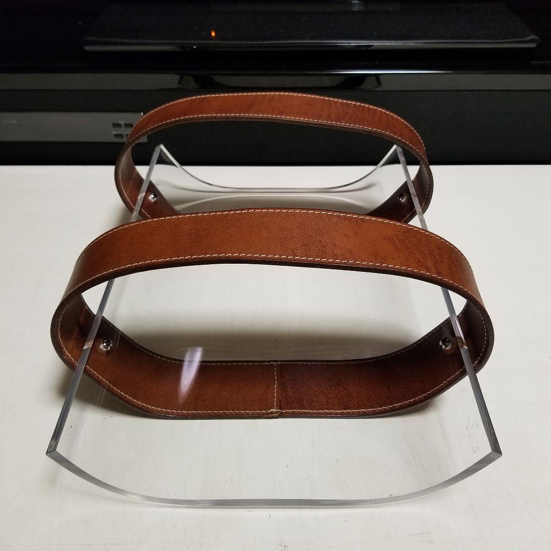 ポストモダン　イタリア製　メゾン　工房　牛革　アクリル　デザイナーズ　ラック