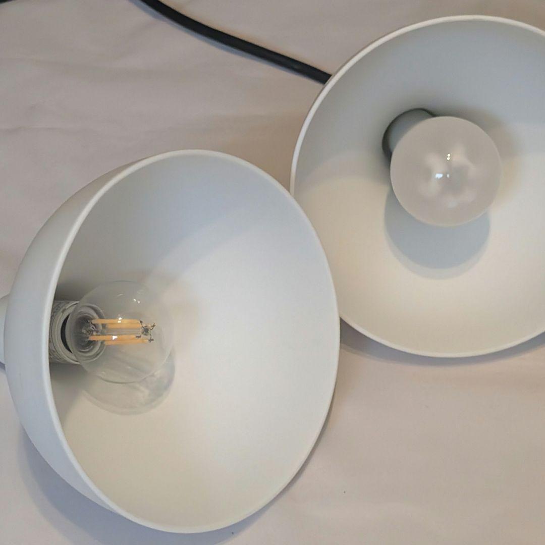 ①無印良品　システムライト＆白磁ペンダントライト3個セット 廃盤品