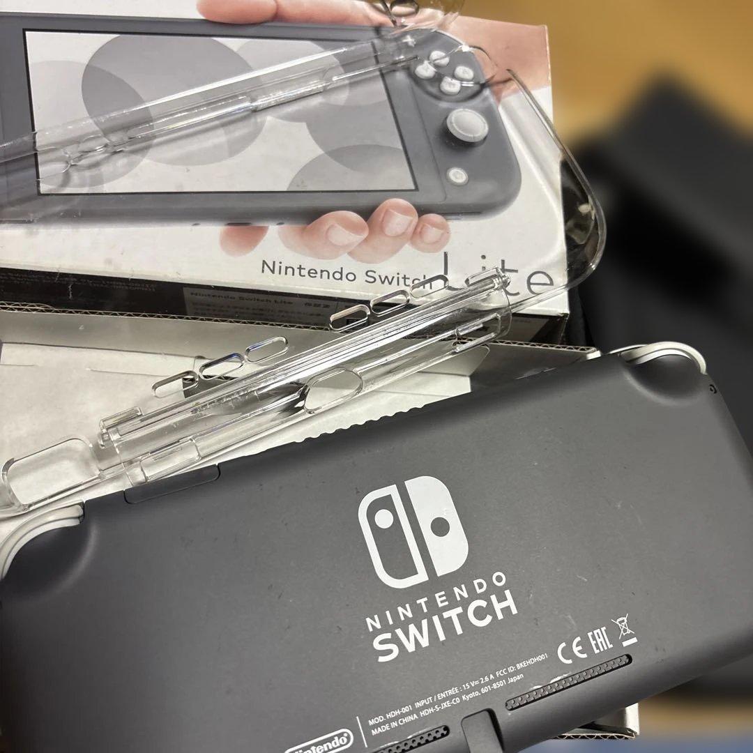 Nintendo Switch Lite グレー 本体 充電器・ケース・カバー