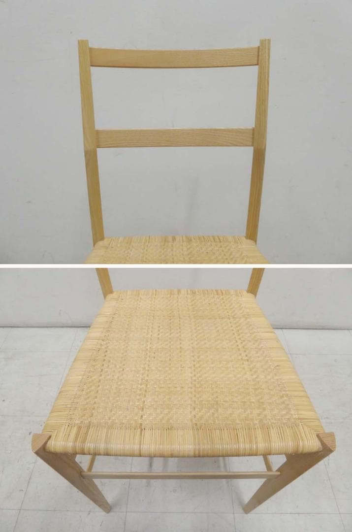 正規品■Cassina カッシーナ■699 スーパーレジェーラ チェア 籐張-1