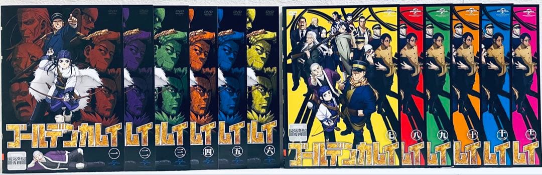 ゴールデンカムイ　【16巻セット】　レンタル版DVD アニメ