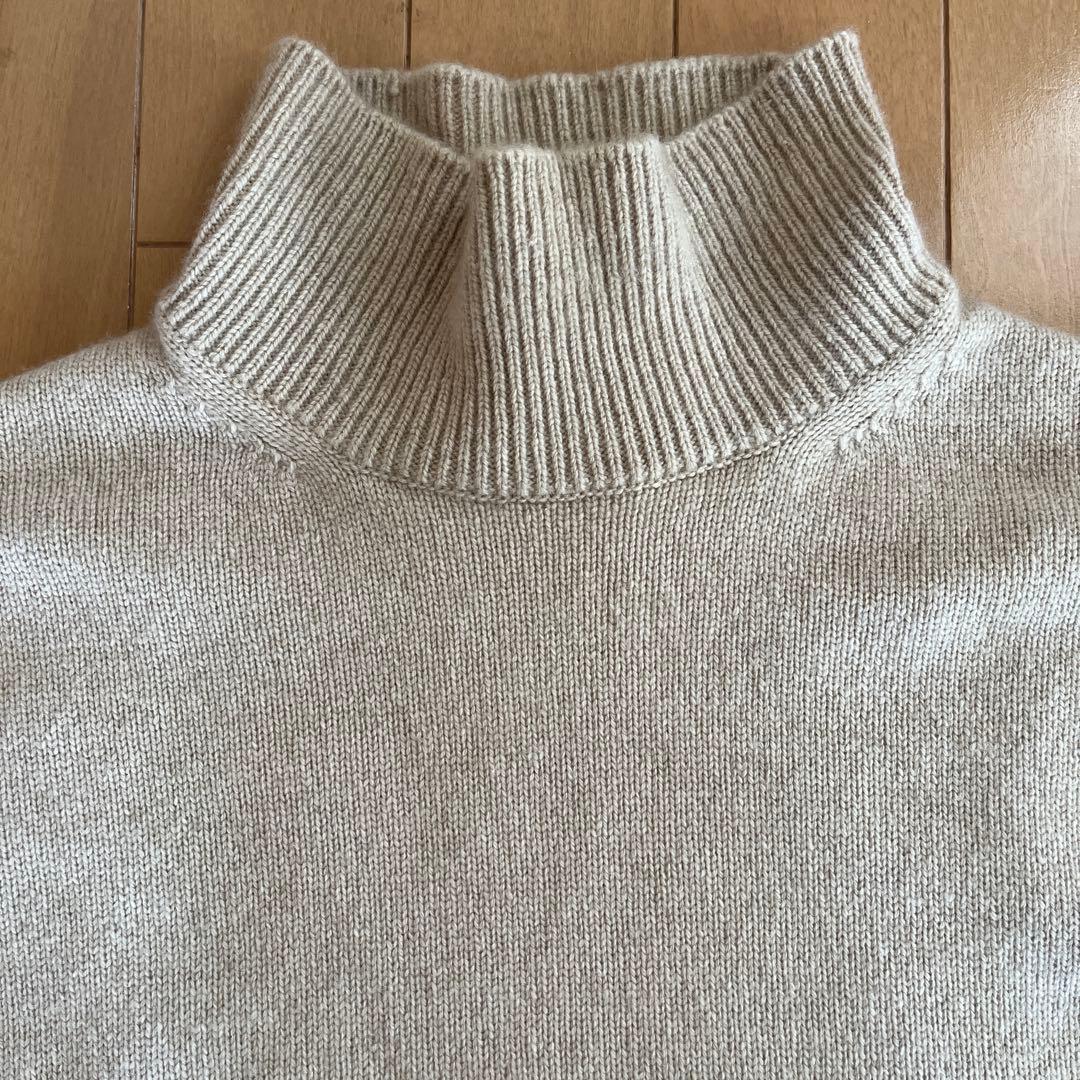 HERILL ヘリル ゴールデンキャッシュカシミヤタートルネックニット　サイズ3