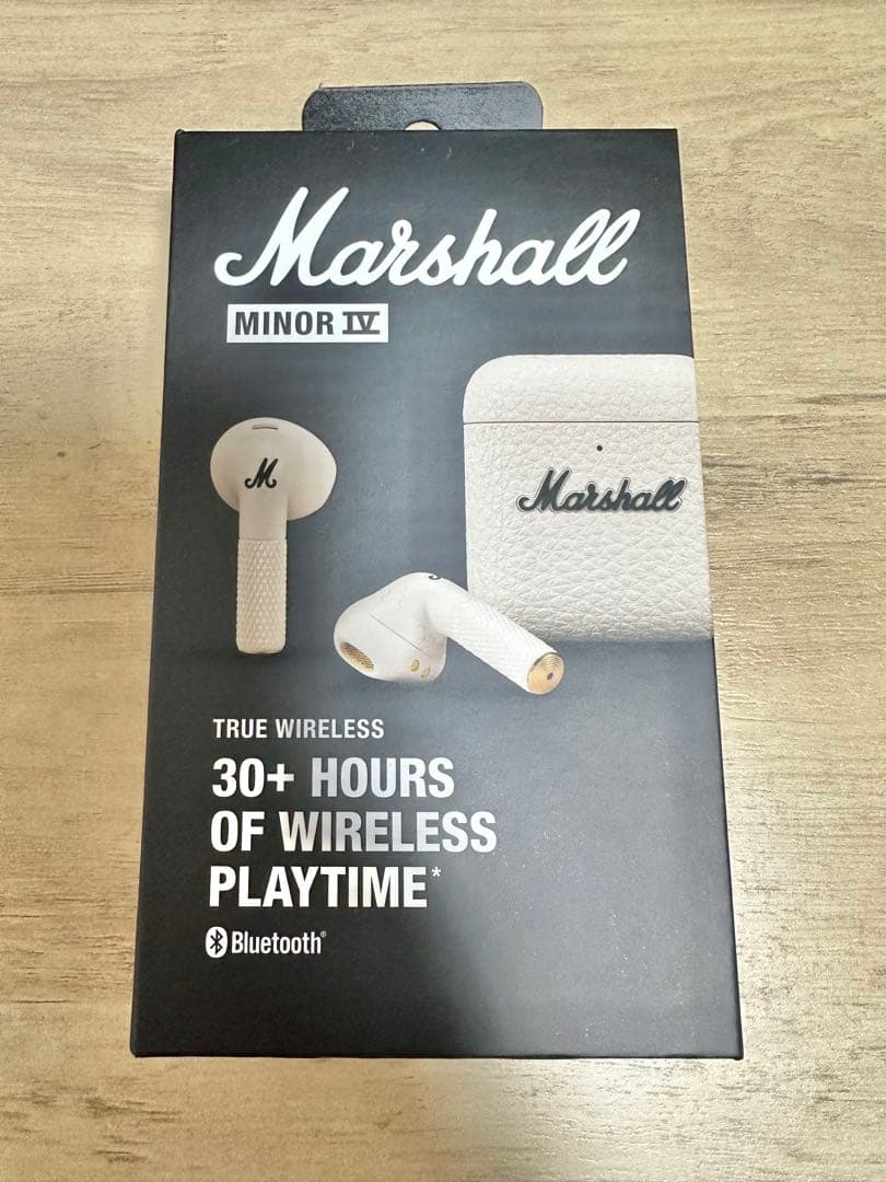 【使用1回のみ】Marshall ワイヤレスイヤホン ホワイト