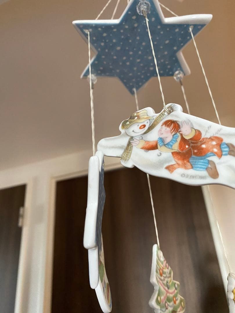 超希少ロイヤルドルトン❤︎フライングスノーマン❤︎クリスマスモビール