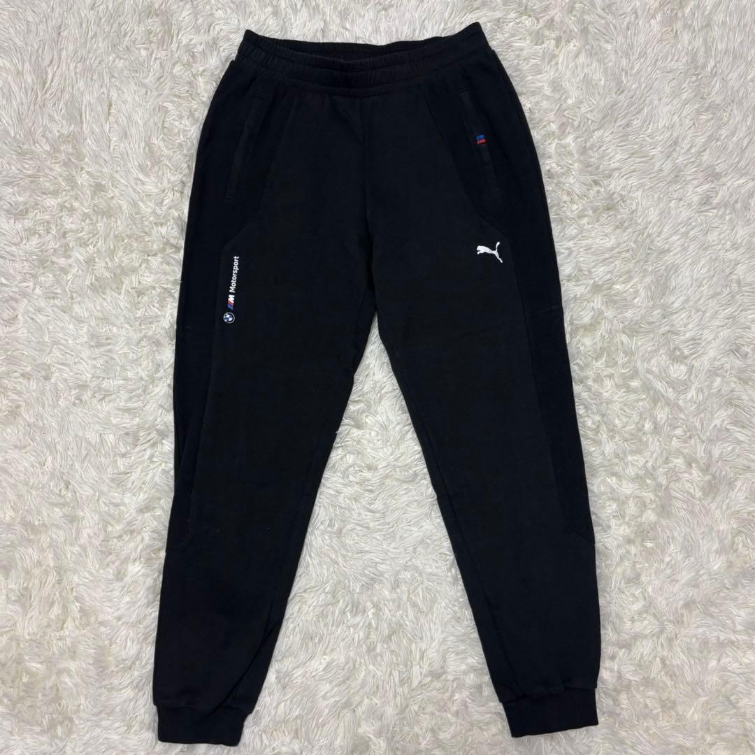 【PUMA BMW】コラボ　ジャージ　セットアップ　黒 L