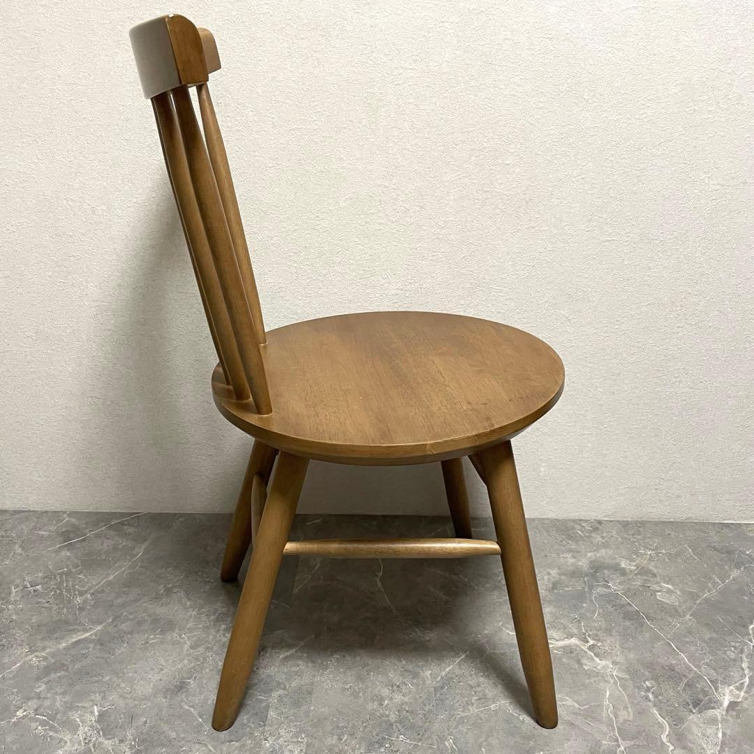 NITORI ダイニングチェア　ナッツ　2脚セット　天然木製