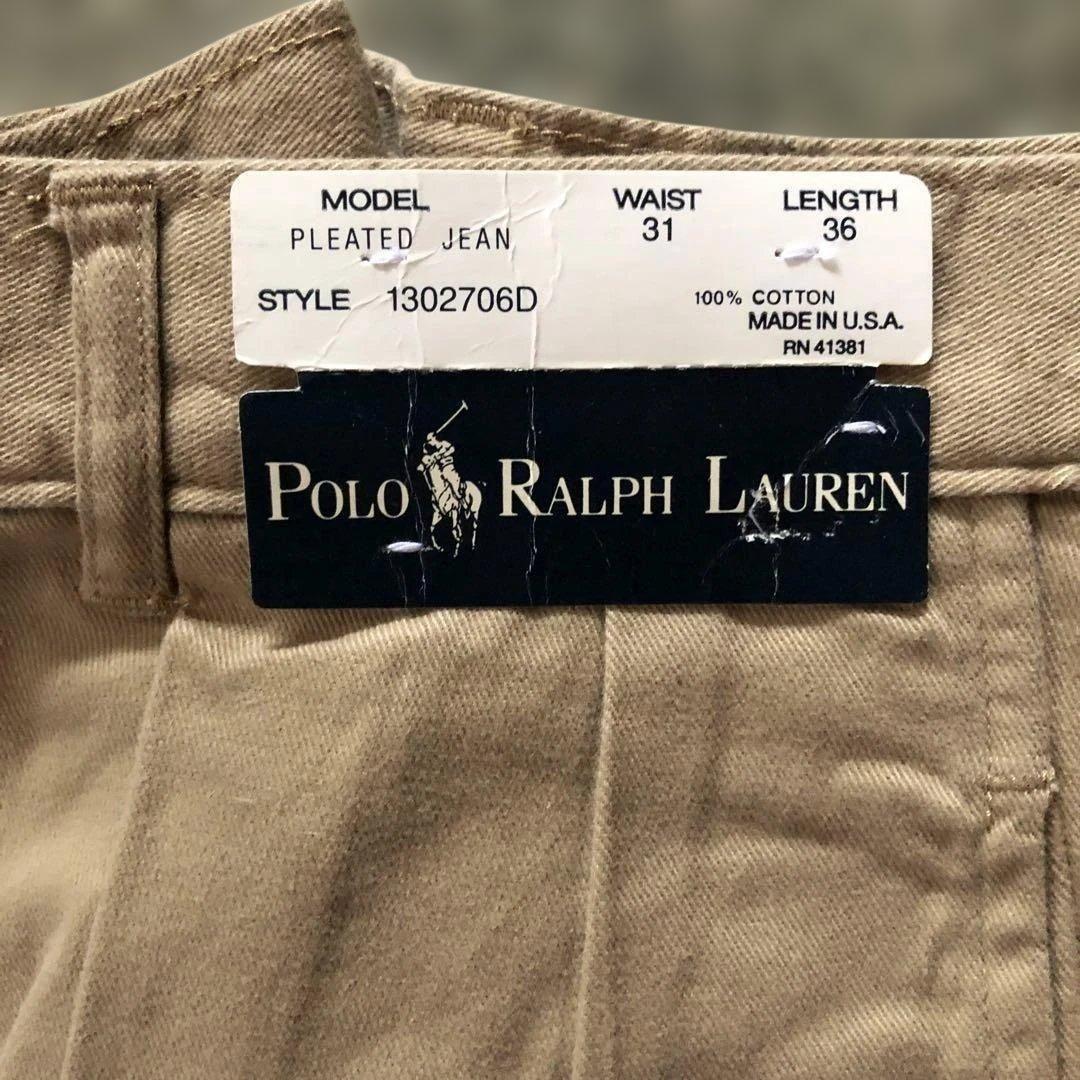 デッドストック ポロbyラルフローレンチノ W31L36 USA製
