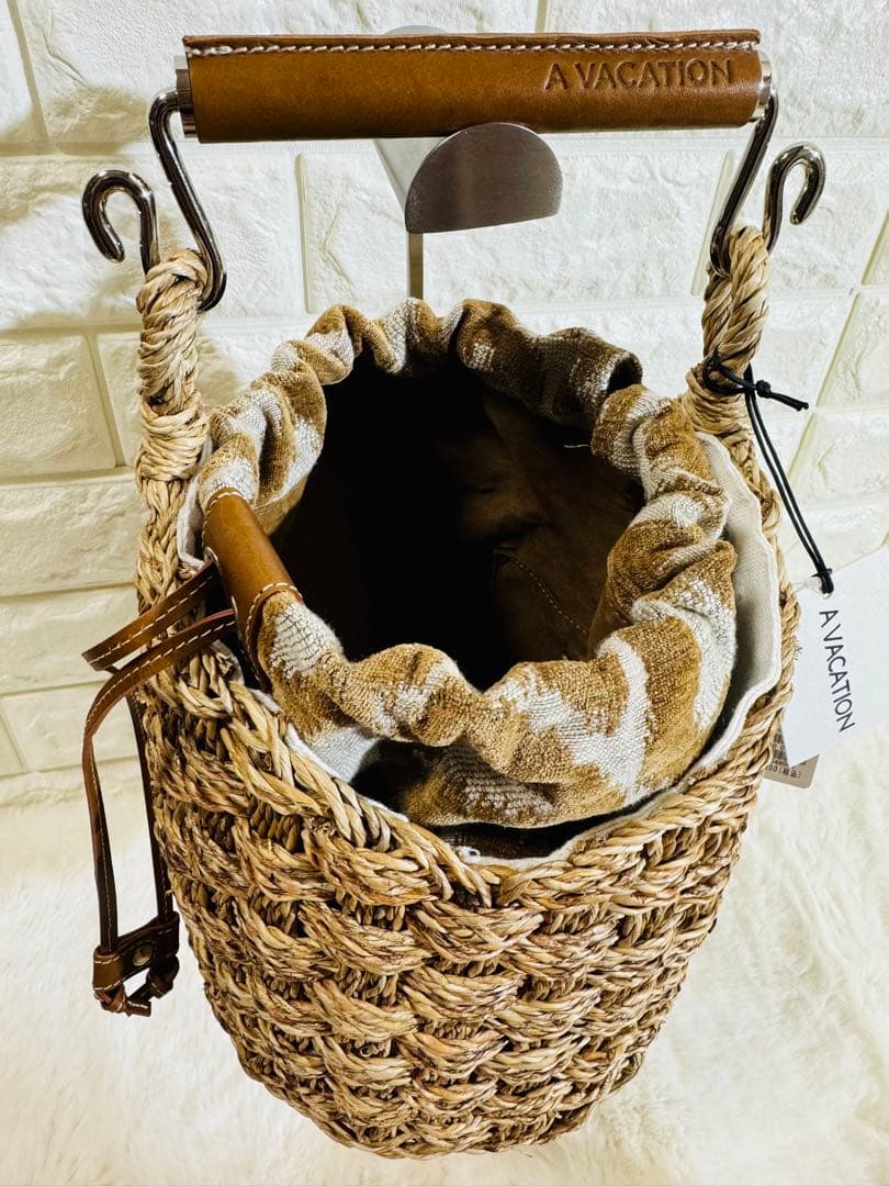 【タグ付き未使用品】A VACATION かごバッグ
