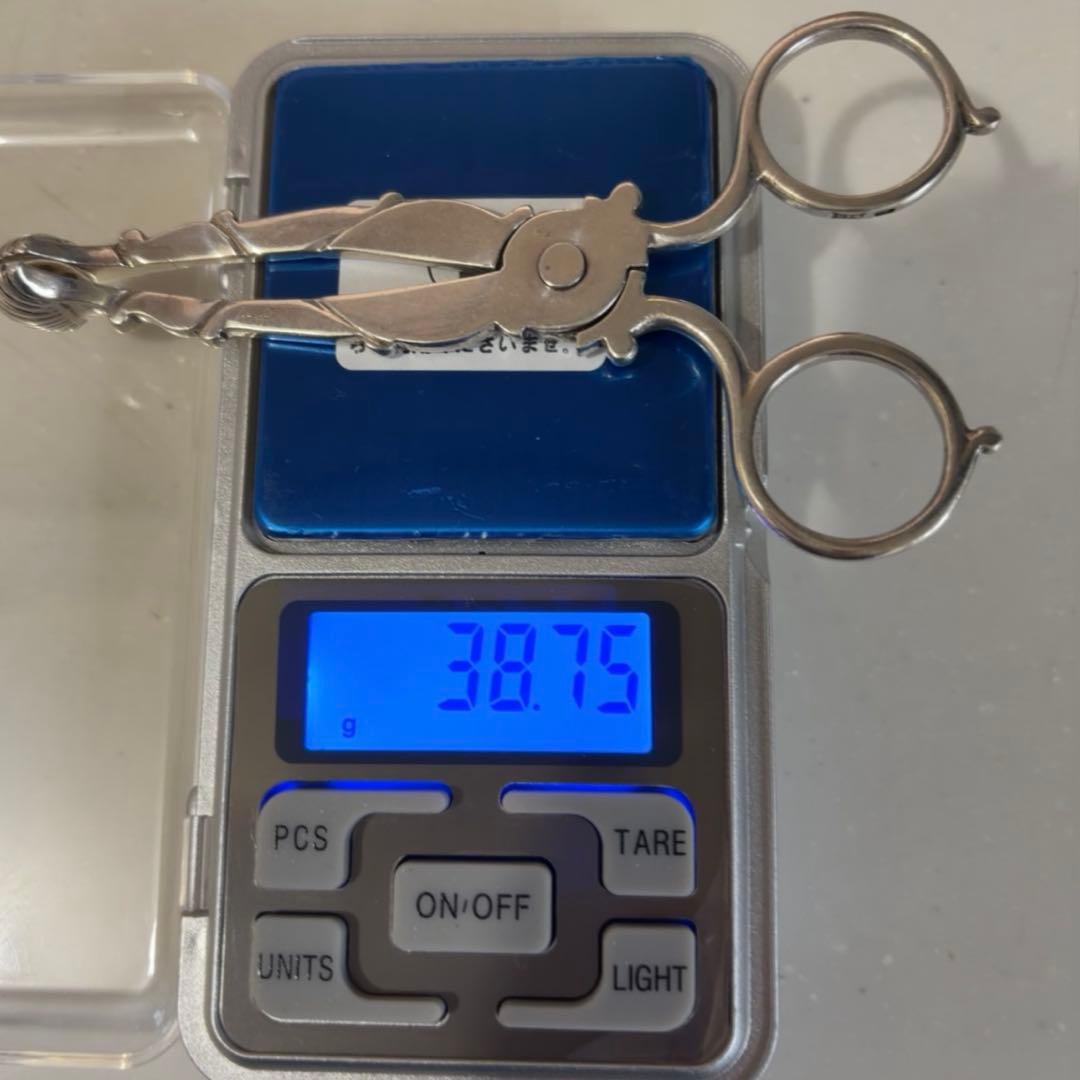 純銀アンティーク　シュガートング　38g