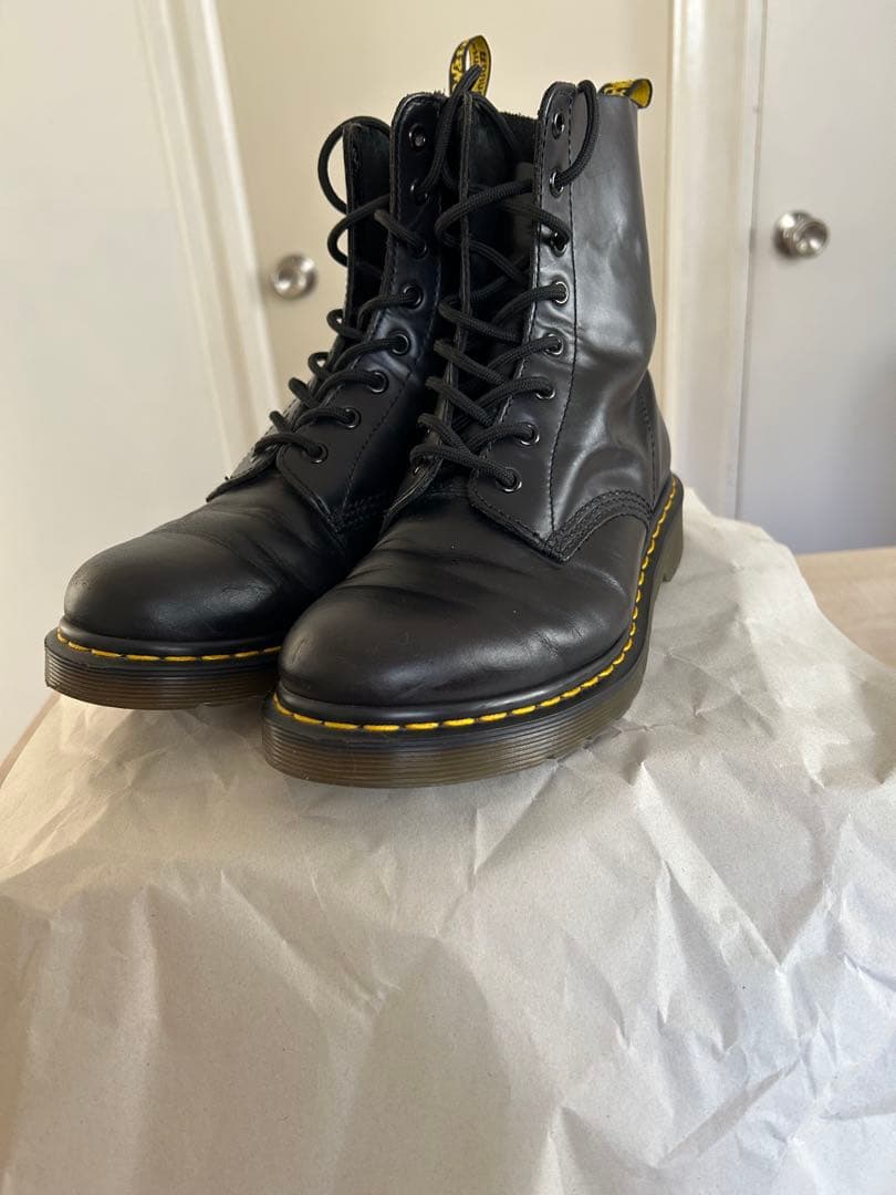 Dr. Martens ドクターマーチン 8ホール ブーツ ブラック(UK7)