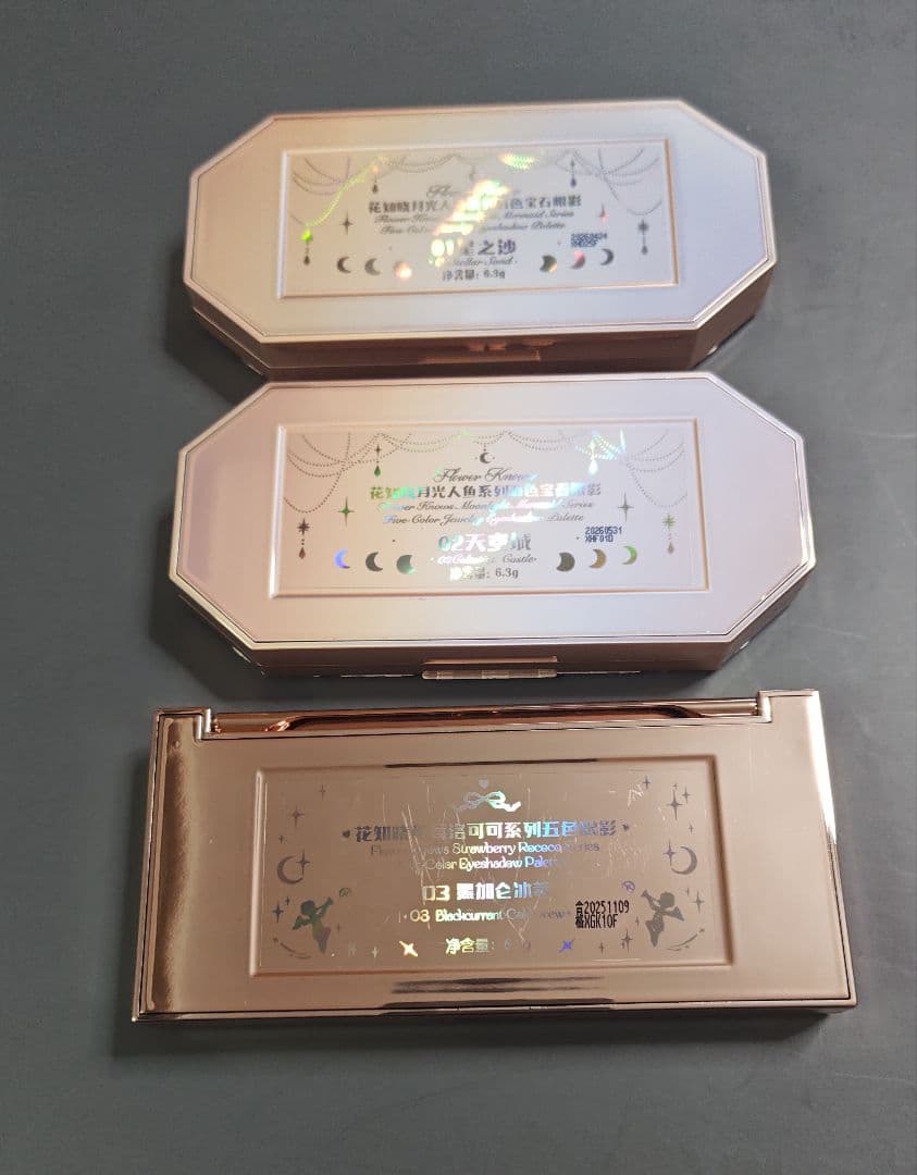 フラワーノーズ 月光人魚 + ストロベリーロココ アイシャドウ 3点セット