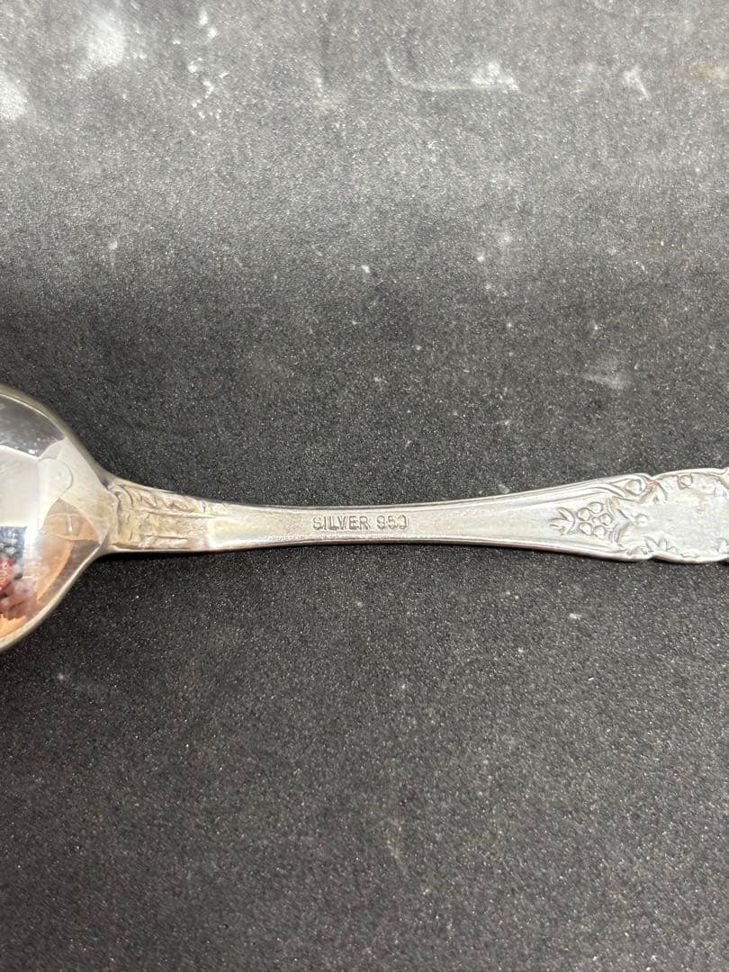 シルバー950 スプーン　シルバー表記コップ　SILVER 銀製