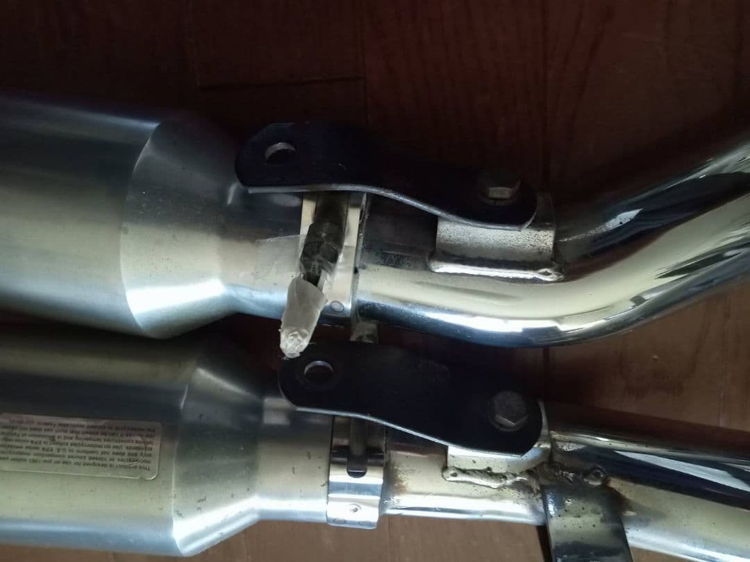 【値下げ中】KERKER V-MAX1200 スリップオンマフラー 重低音